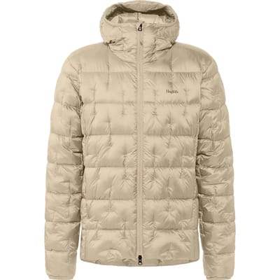 Haglofs Hede Down Jas Beige S Man