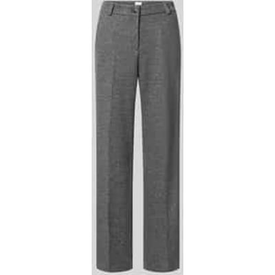 Wide leg broek met wol model 'MAINE'