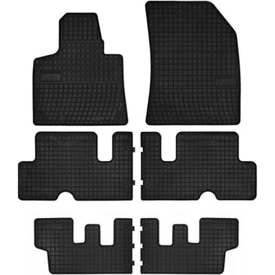Wielganizator SolidPRO Serie - Zwarte Rubber Automatten - Citroën C4 Picasso II - 7 Personen - 2013-2019