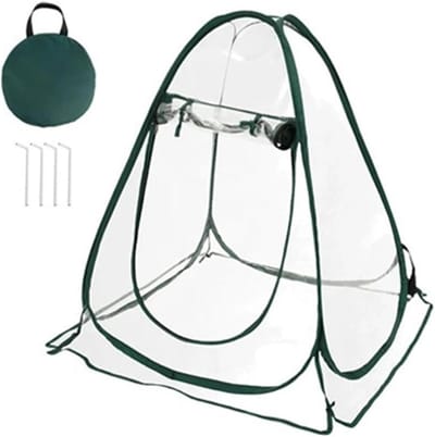 Pop-up kas - Mini kas - Planten beschermen - Waterdicht PVC materiaal - 75 cm hoog - Transparant