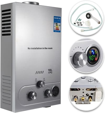 Gas Boiler - Direct Warm Water - Direct Warm Water - Start bij lage druk - 10 Liter