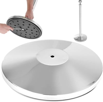 Hendi 810484 - Afzetpaal Basis - Chroom - Ø360mm
