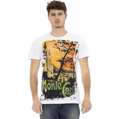 Montecarlo Grafische T-shirt Korte Mouwen Ronde Hals