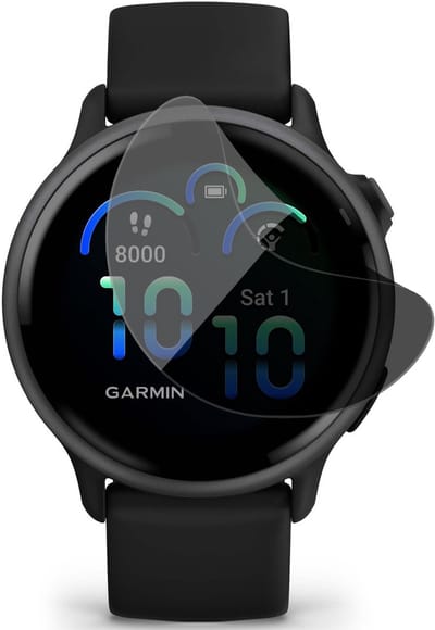 Privacy Screenprotector geschikt voor Garmin Vivoactive 6 - 1x FlexGuard Screen Protector