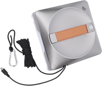 Glazenwasrobot - Ramenwasser robot - Automatisch ramen schoonmaken - Intelligente AI padplanning - 33x26x11 cm - Zwart