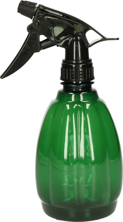 Esschert Design plantenspuit/vernevelaar - PET - smaragdgroen/zwart - ronde vorm - 21 cm
