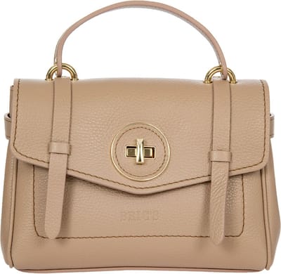 BRIC'S Leren Schoudertas Handtas Gondola Ninfea Bag Cameo Oud roze