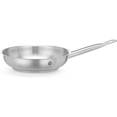 HENDI Koekenpan - roestvast staal - 21,5 cm - inductie - zilver - zonder deksel
