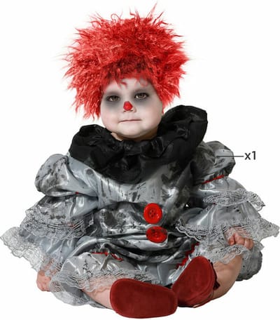 Kostuums voor Baby's Clown Grijs 24 Maanden - 24 maanden