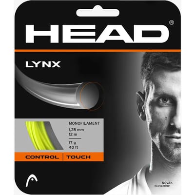 Merkloos Polyester Tennis String 1.20 mm Geel - Hoge Controle & Comfort