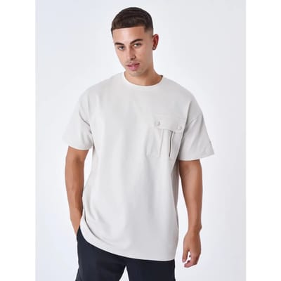 T-shirt met contrasterende zakken Project X Paris