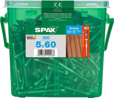 SPAX TERRAS ROESTVRIJ A2 5X60 HKB 300ST