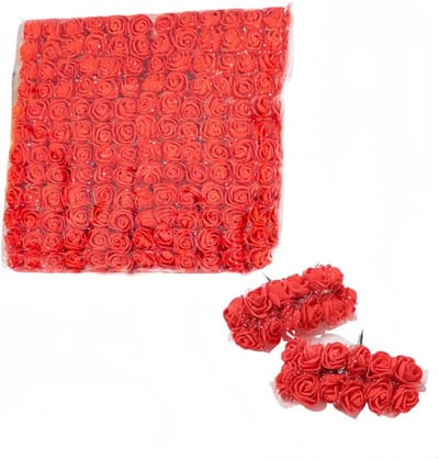 Mini Foam Rozen 1.5cm - Witte Kunstbloemen - 288 Stuks - Perfect voor DIY Creaties - ShopVlot