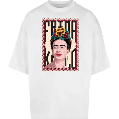 T-shirt Merchcode Frida Kahlo - Frame one Huge