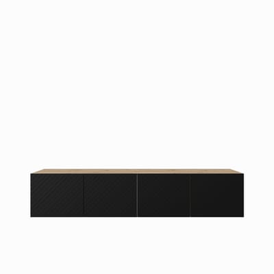 TV-kast Nicole 200 (2x100) cm (artisan + zwart)