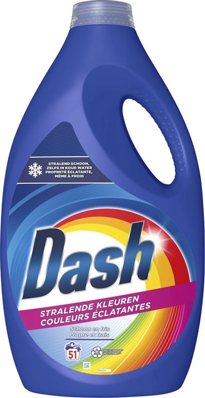 Dash Kleur - Vloeibaar Wasmiddel - 51 Wasbeurten - 2295ml