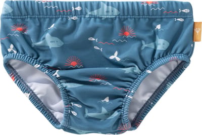 Fresk Luierbroek/ Zwembroek 62 - Ruimte voor Zwemluier - Sneldrogende Zwemkleding - UV-bescherming UPF 50 - Zwemshort Jongens - Blauw - Shark