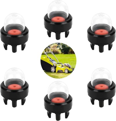 Set van 6 Primer Pompen voor Carburetor - Geschikt voor Grasmaaier, Kettingzaag en Blazer