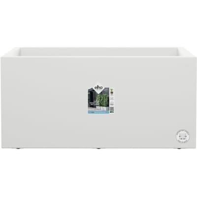 Elho Vivo Next Lang 60 - Plantenbak voor Binnen & Buiten Rechthoekig - 100% Gerecycled Plastic - L 59.0 x H 29.2 cm - Wit