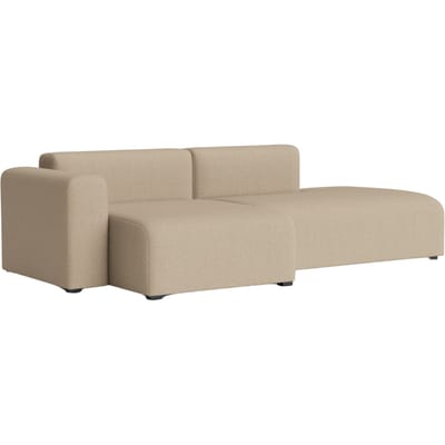 HAY Mags 2,5-zitsbank combinatie 3 links lage armleuning - HAYMagliaWarmGrey