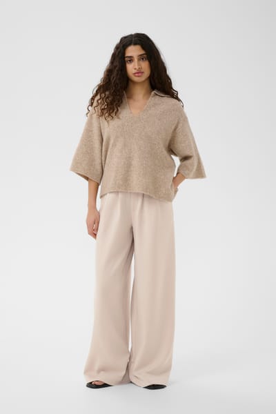 INWEAR Simiiw Vincentiw Pant Broeken Dames - Zand - Maat L