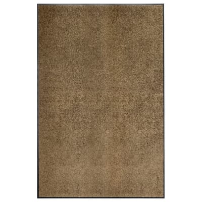 vidaXL - Deurmat - wasbaar - 120x180 - cm - bruin