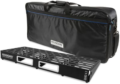 Rockboard QUAD 4.3 with Gigbag - Pedalboard voor gitaren