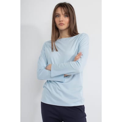 Josephine & Co Pleun T-shirt Light Blue Size: 36 | Long-Sleeved Tops Outlet | Dames | Blauw