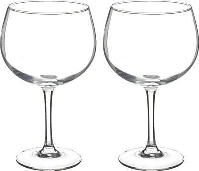 Secret de Gourmet Gin Tonic glazen - 8x stuks - 700 ml - transparant - 12 x 20 cm
