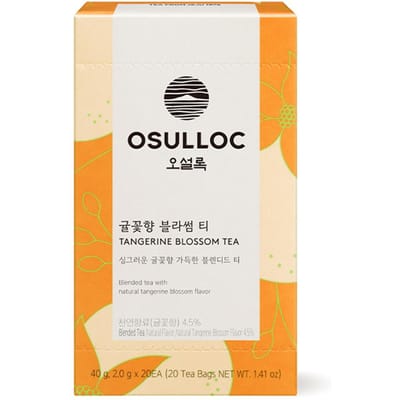OSULLOC Mandarijn Bloesem Gemengde Theezakjes Premium Jeju Citrus Smaak Thee 40g 2g x 20EA x 1box