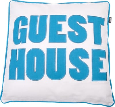 In The Mood Guest House - Sierkussen - Aqua - 50x50 cm