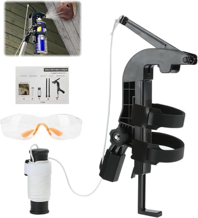 Verstelbare Spray Extensie Stang Adapter met Hoekverstelling, Ideaal voor Spuitverf en Schoonmaakwerkzaamheden