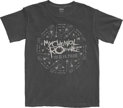 My Chemical Romance - Circle March Heren T-shirt - 2XL - Zwart