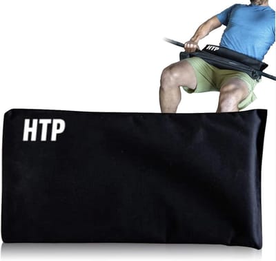 Heupstoot Pad - Glute Bridge Pad - Kracht Training - Extra Dikke Bescherming - 45.72 x 22.86 cm - Zwart
