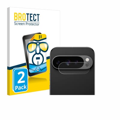 BROTECT - Screenprotector voor Google Pixel 9 Pro (ALLEEN Camera Lens) - Folie Beschermfolie transparant 2 Stuks