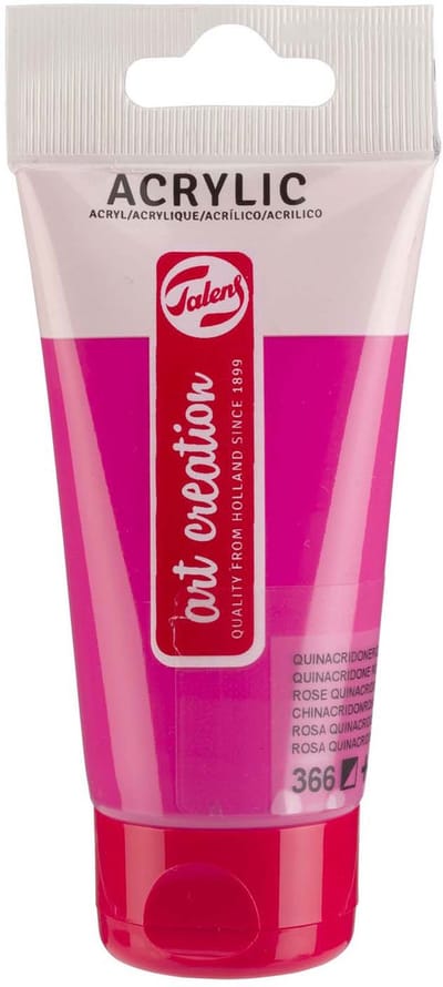 Acrylfarbe Talens Art Creation 366 Chinacridonrosa, Tube mit 75 ml
