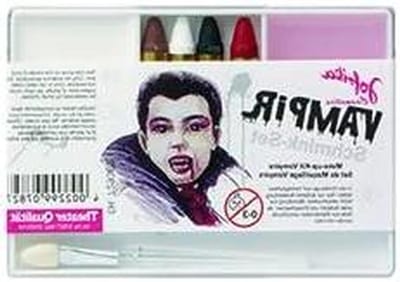 Schminkset Vampier - Make-up set - Carnaval Kostuum - 100% Polyester - Vanaf 3 jaar - Meerdere kleuren