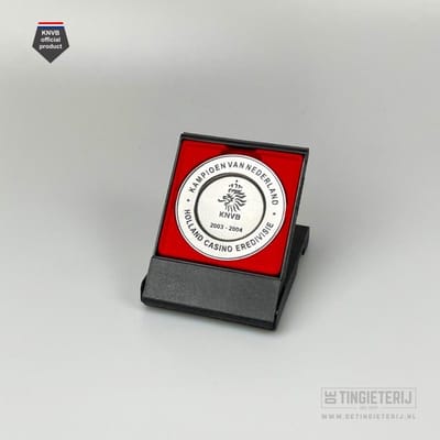 Miniatuur Kampioensschaal Eredivisie 03/04 - Ajax Amsterdam - Ajax - Voetbal - Minischaal - Officeel KNVB Product - Ajax Artikelen - Cadeau Ajax - Verzamelaar