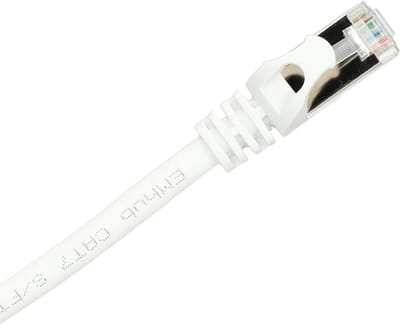 EMhub Cat7 S/FTP netwerkkabel 5 meter - wit (4080222)