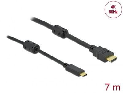 Delock Active USB Type-C™ to HDMI Cable (DP Alt Mode) 4K 60 Hz 7 m