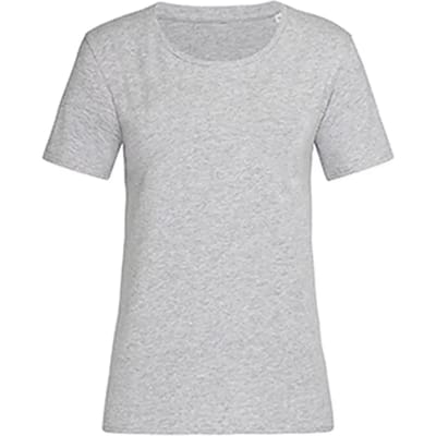 Stedman Claire Relaxed Crew Neck T-Shirt Women S9730 - Grey Heather - XS