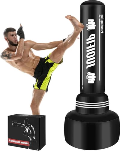 Zware Bokszak 180 cm Vrijstaande Bokszak Opblaasbare Kickboks Tas voor Training MMA Muay Thai Fitness