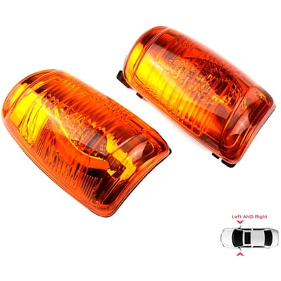BSP593 Rétroviseur de Porte Latérale Clignotant Ambre Orange Lentille Gauche Droite pour Ford Transit MK8 T18 V363 2013-En 1847390 1847388