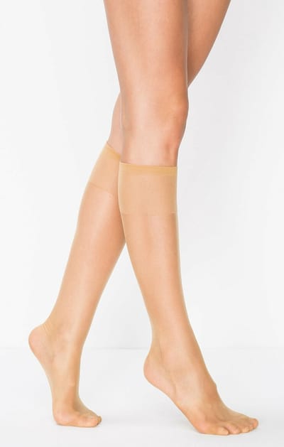 Penti Dames Kniekousen | Pantykousen | Pantykousjes Fit 15 Denier. (pd1114) - VANILLE - Maat One size