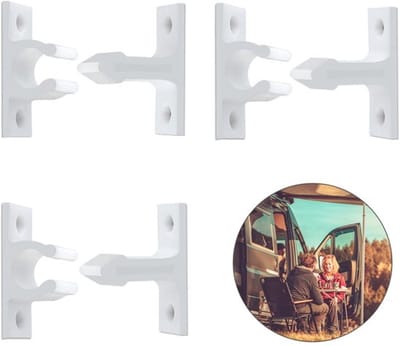 Allecto - Door Retainer Catch - Deurhouder Stopper - Plastic - Wit