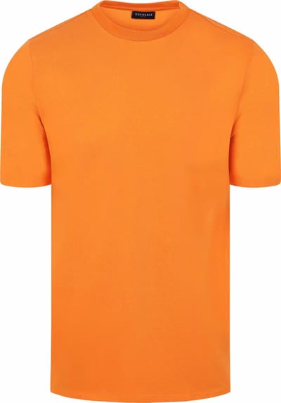 Suitable Respect T-shirt Tim Oranje - Maat S - Heren - Casual T-shirts