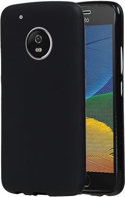 BestCases.nl Motorola Moto G5 Plus TPU back case hoesje Zwart
