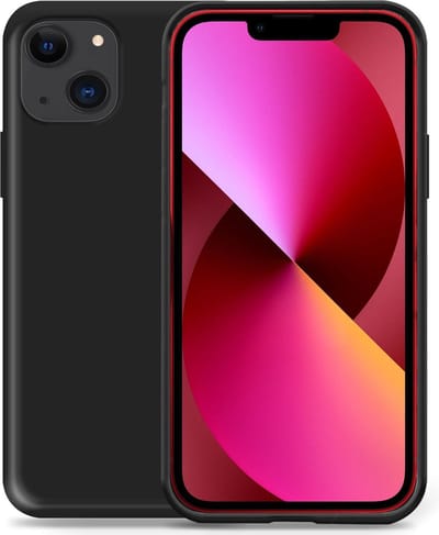 TechNow Backcover Hoesje geschikt voor iPhone 13 Mini - Zwart