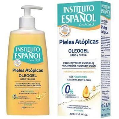 Lichaamsverzorgingsgel Instituto E - 300 ml - Zonder parabenen - Droge huid - Geltextuur wit