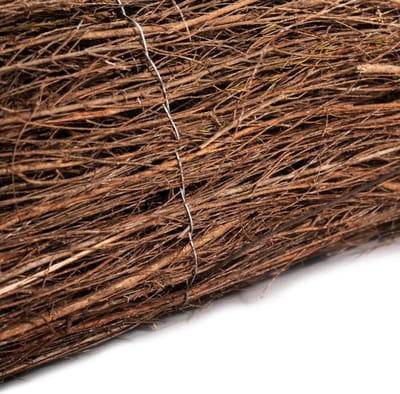 TuinChamp Heidemat 2-3 cm 100 x 300 cm - Tuinafscheiding natuurlijk hout - Balkonscherm - Heidematten op rol - Natuurlijke uitstraling